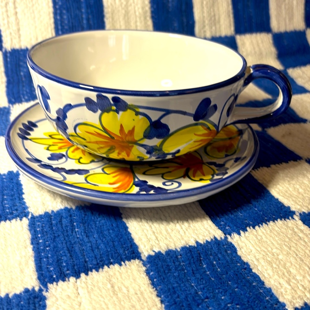 Vintage Italian cup & saucer
